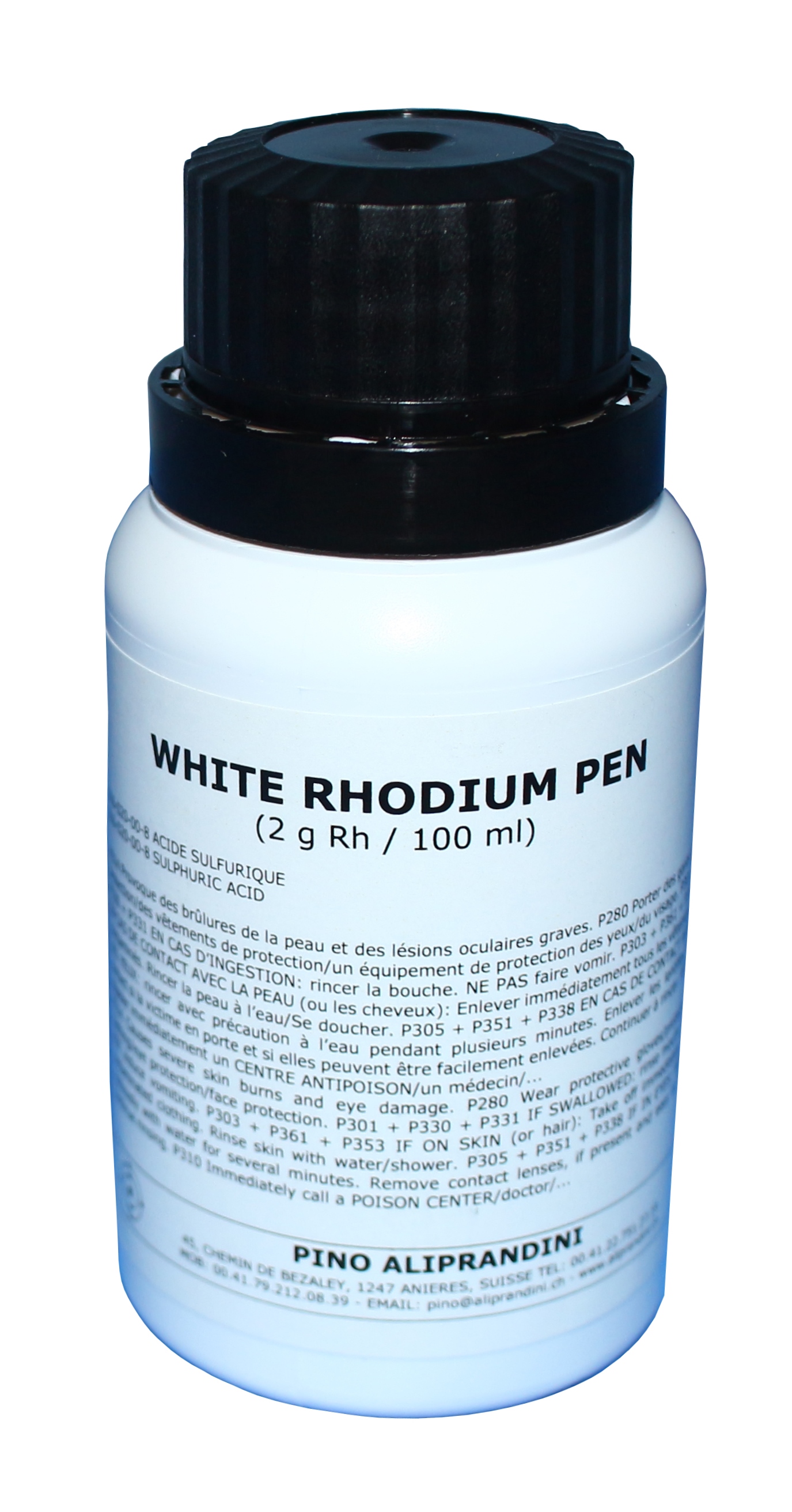 Электролит Rhodium White Pen (2г/100мл) белый для карандаша (0149F) (+)