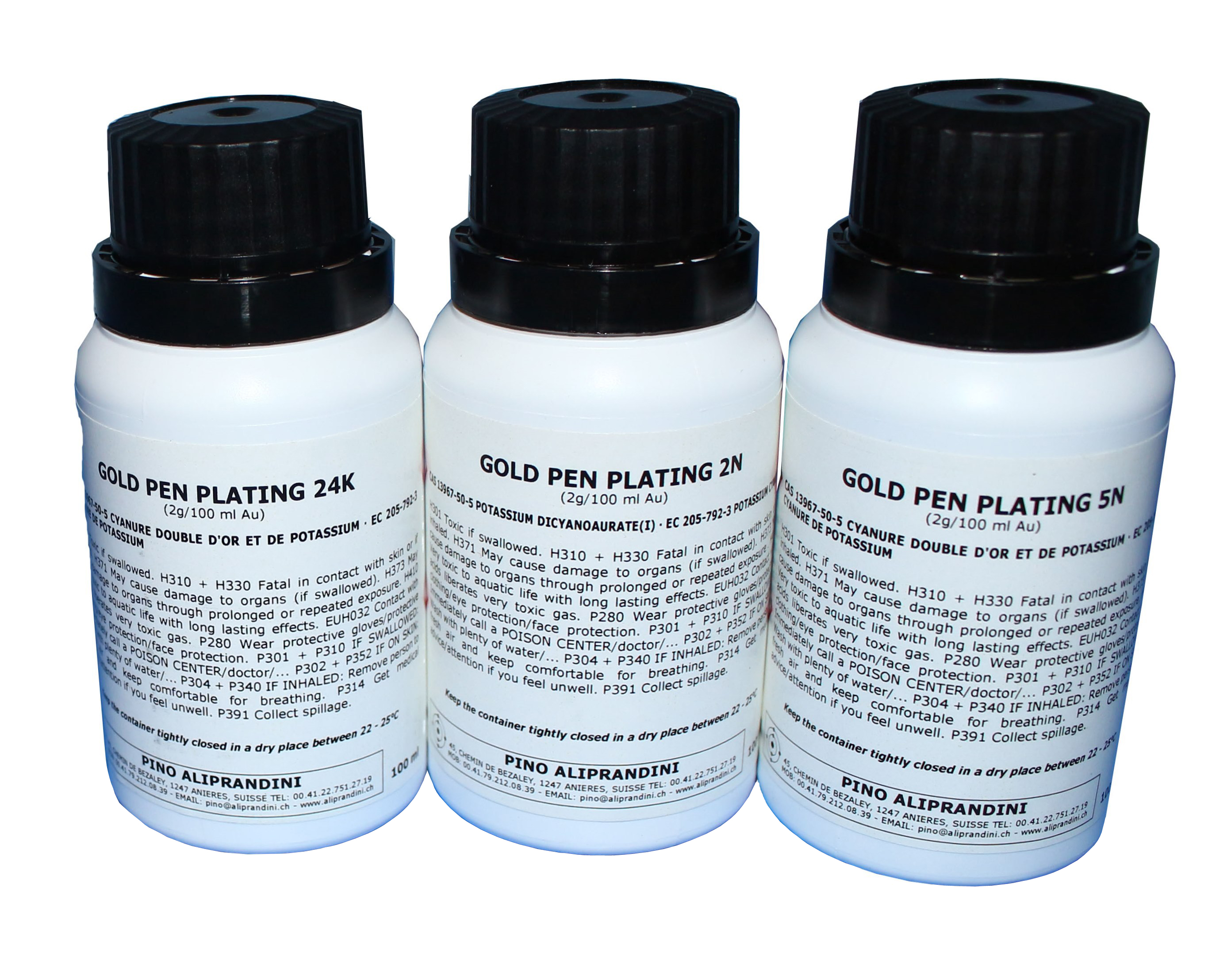 Электролит золочения для карандаша GOLD PEN PLATING 24К (2г/100мл) Au (+)