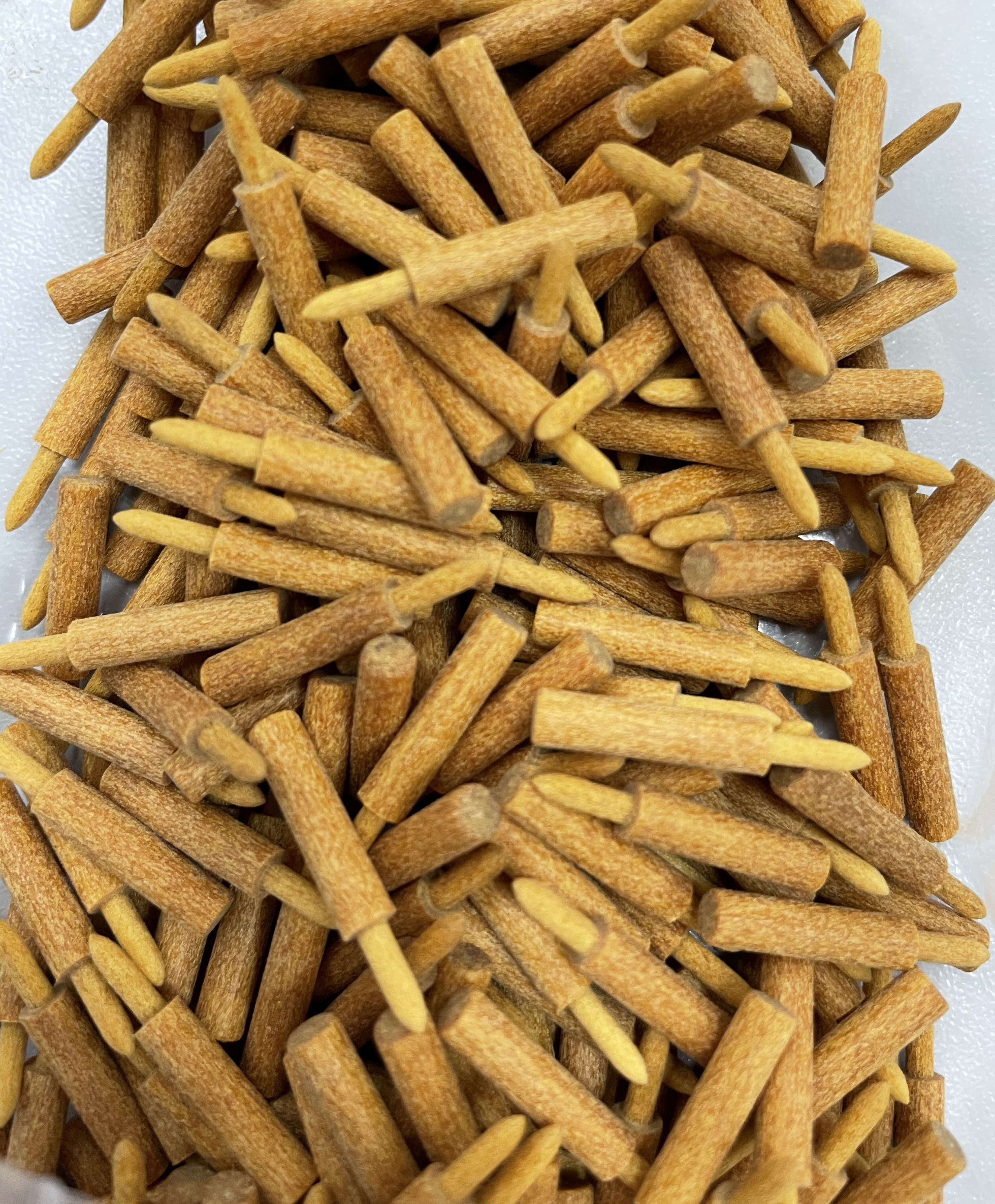 Фиберстержень коричневый односторонний  круглый