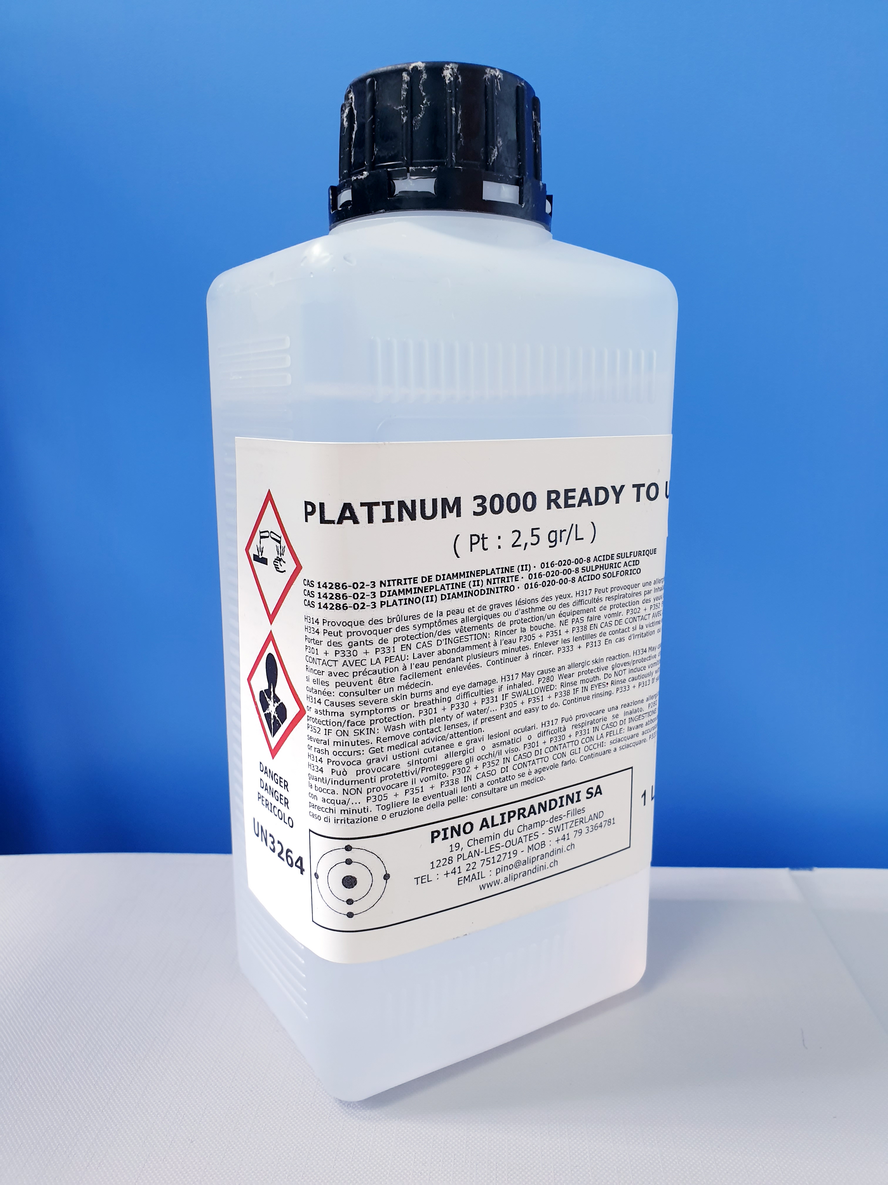 Электролит платинирования Platinum 3000 (2,5 г/л) Pt (+)