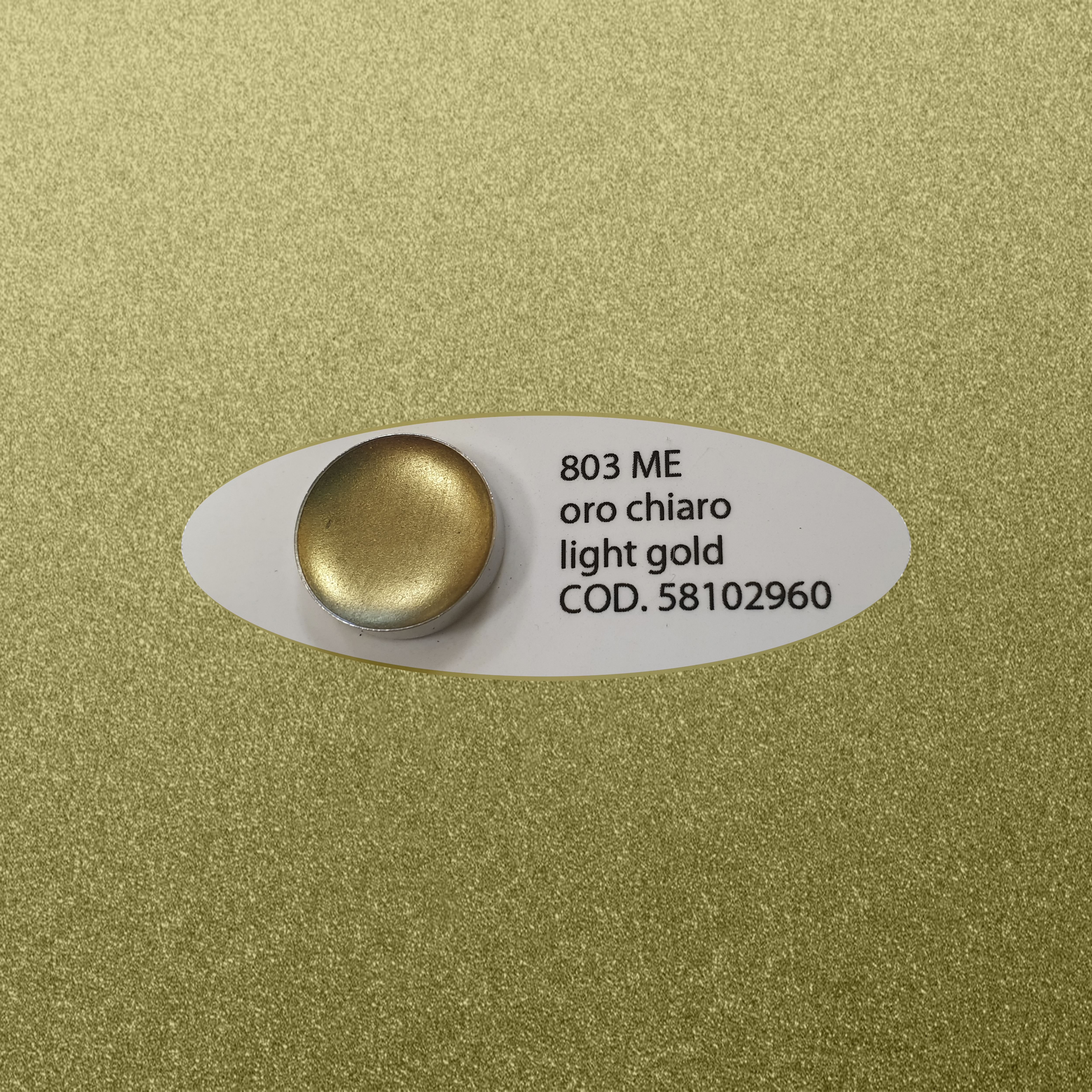 Эмаль холодная NOVAGUM Z 803 ME (непрозрачная/светло-золотая/полируемая)